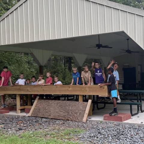 The pavilion at Camp Guilrock
